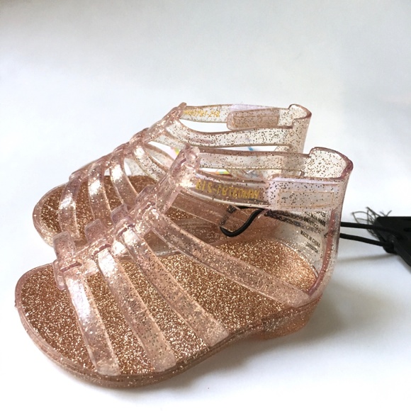Garanimals Baby Girls� Jelly Sandal Glitter Shoes Size 2 3